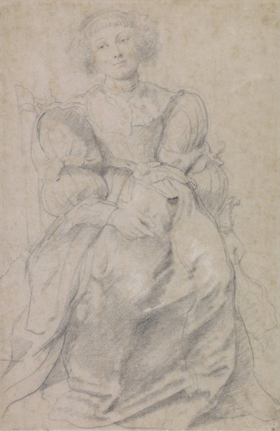 Portrait of Hélène Fourment by Peter Paul Rubens